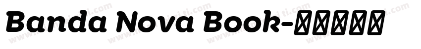 Banda Nova Book字体转换